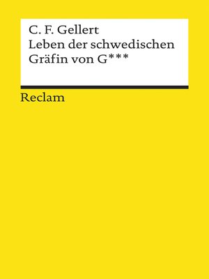 cover image of Leben der schwedischen Gräfin von G***